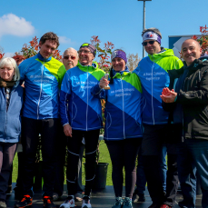 Délégation sportive de Koprivnice au semi-marathon 2019 de Trappes
