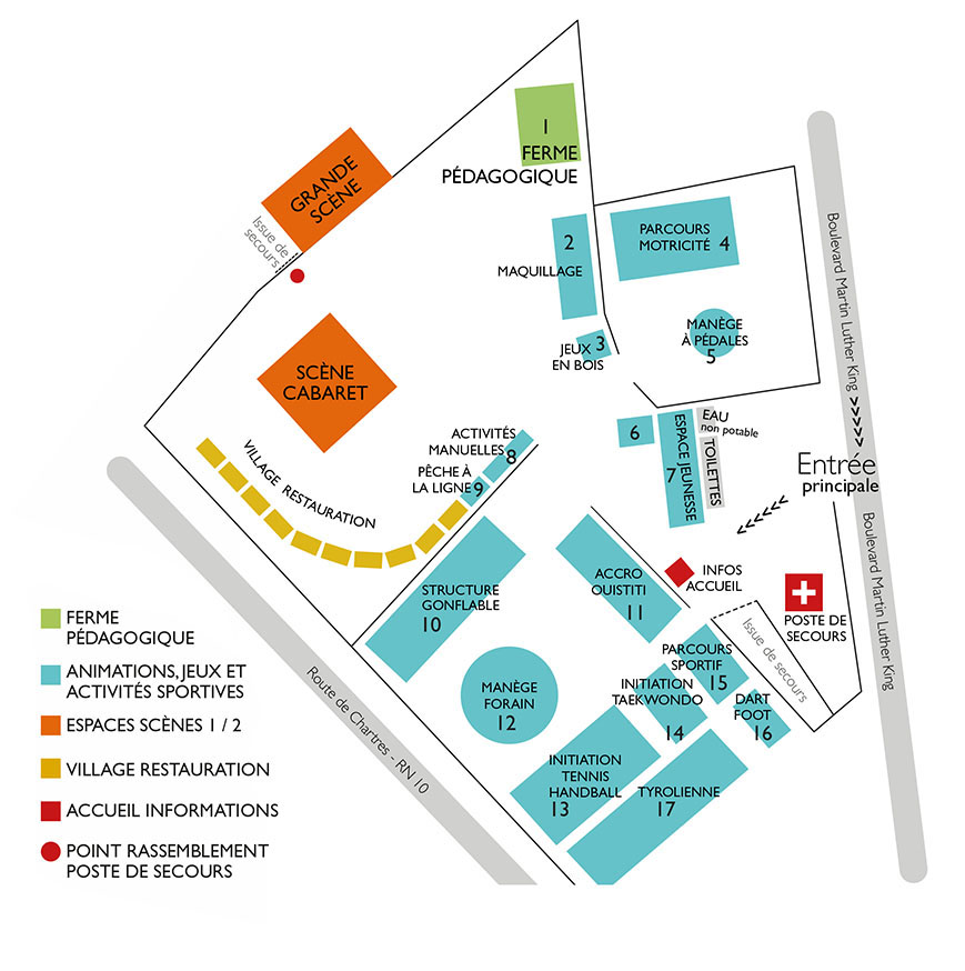 plan de la fête