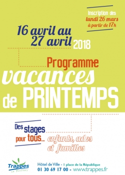 Vacances d'avril Vignette