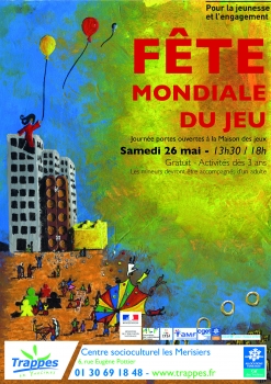 Affiche fête du jeux Trappes Vignette