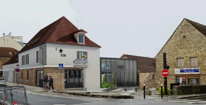 Projection du projet de l'Etoile d'Or Trappes Vignette