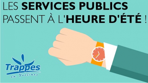 Heure d'été Trappes services publics Vignette