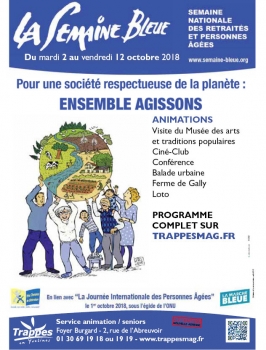 Affiche Semaine bleue Trappes Vignette