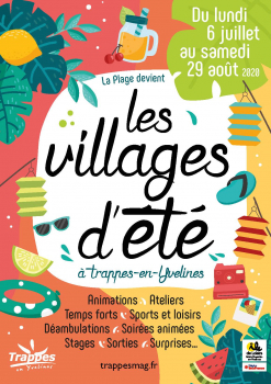 Affiche villages d'été Trappes